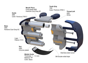 My Perfect Goatee goatee shaper template adjustable dial for versatile styles and sizes.
