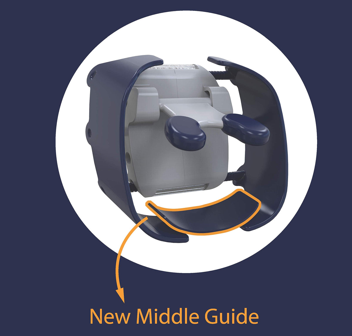 My Perfect Goatee goatee shaper template clean-storage design for easy grooming sessions.