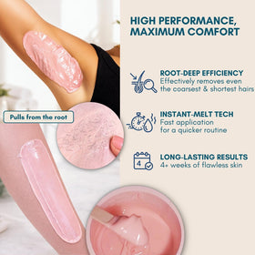 My Skin WAX creamy texture spreads evenly for precise coverage