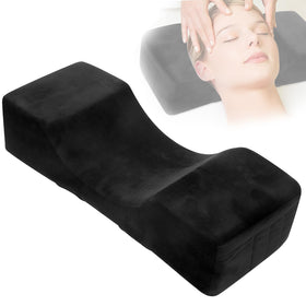 Myaokue-up eyelash pillow with soft velvet surface for comfortable lash sessions.