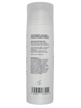 Myboclean eyelash cleansing brush usage for sensitive skin demonstration.