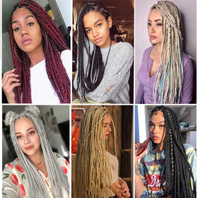 Mychanson box braid ready braiding hair 26inch ideal for box braids or twists