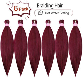 Mychanson Yaki texture braiding hair 26inch demonstrates natural look and easy braid application