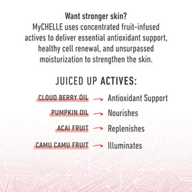 MyChelle Cloudberry Extract image emphasizing antioxidant support for healthy skin.
