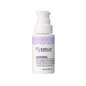 MyCHELLE G2 Instant Firming Serum bottle for easy daily use and refined skin.