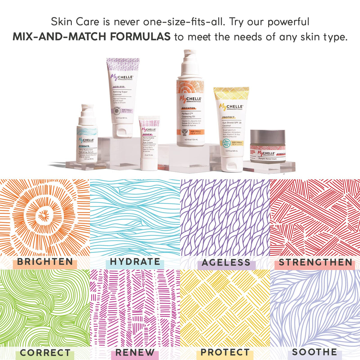MyCHELLE Perfect C Cleansing Oil suitable for sensitive skin with dermatologist testing.