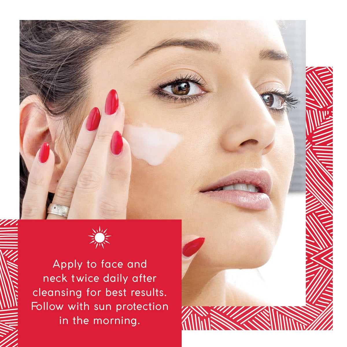 MyChelle Shea Butter note indicating smooth, comforting texture on skin.
