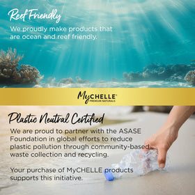 MyChelle Sun Shield Clear Spray demonstrates 80-minute water resistance during activity.