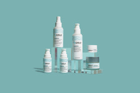 Close-up of MyCHELLE cleanser creamy gel texture for hydrating cleansing