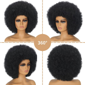 MYCNIMY Afro wig great for weddings, cosplay, or disco nights