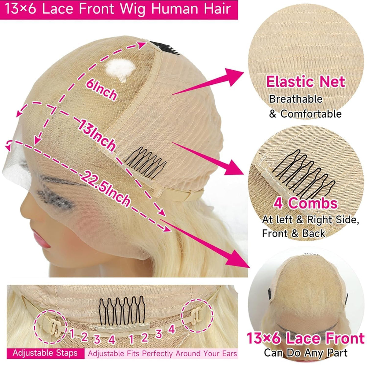 MYDIVA 613 pre-plucked hairline demonstrates natural growth look