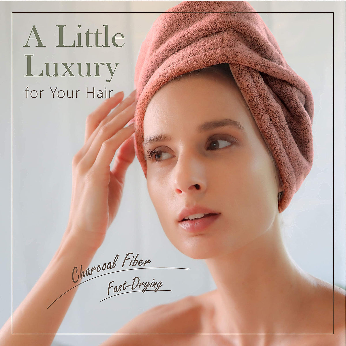 MyHomeBody quick-dry charcoal fiber fabric shown for fast moisture removal.