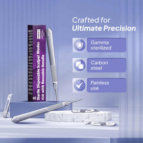 MyMed blades stored in case for organized at-home care
