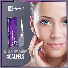 MyMed mini-11 dermaplane razor ready for daily skincare.