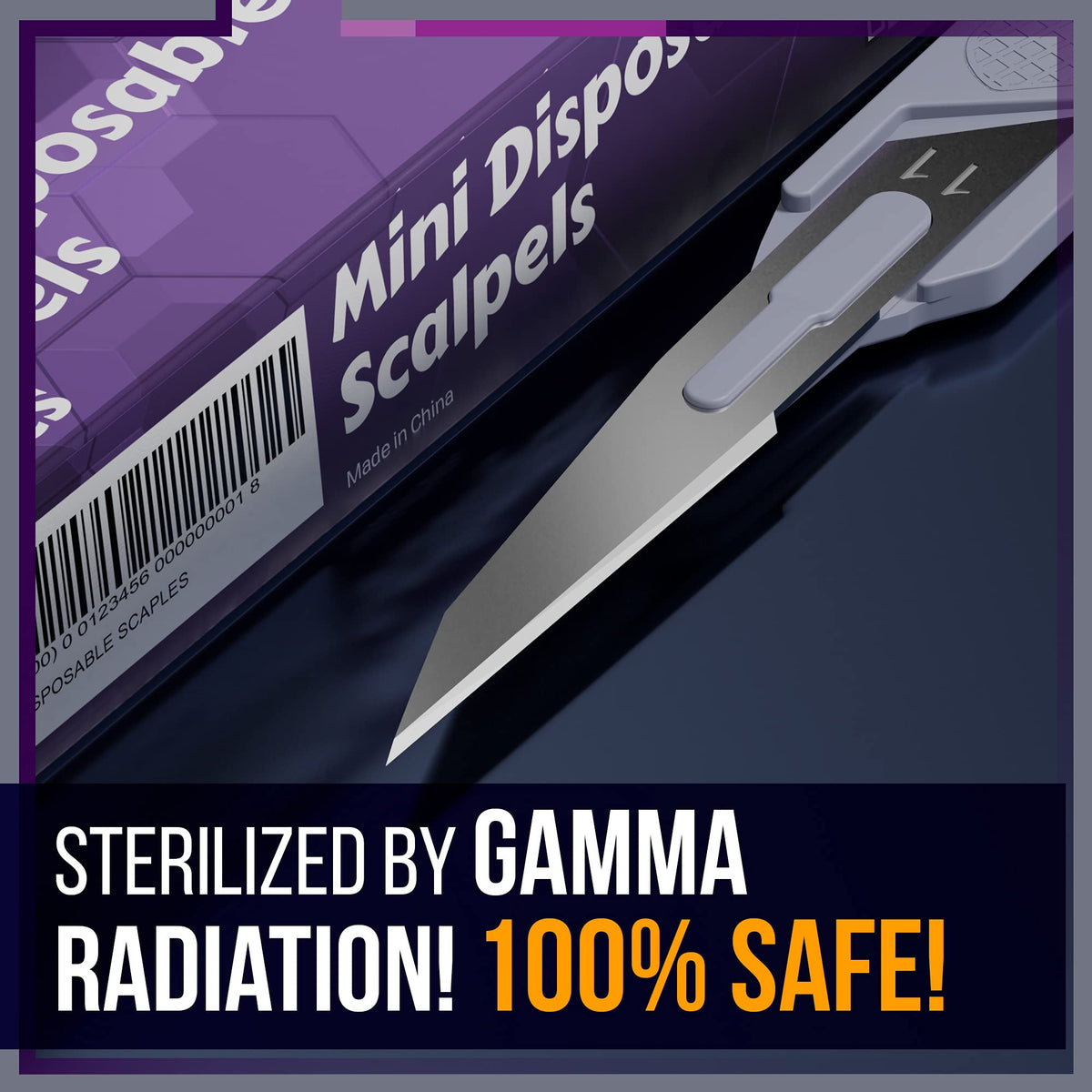 MyMed Mini #11 razor handle design supports comfortable, controlled facial use.