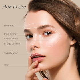 MYMERRY Dewy Highlighter Stick with breathable, weightless texture on body glow
