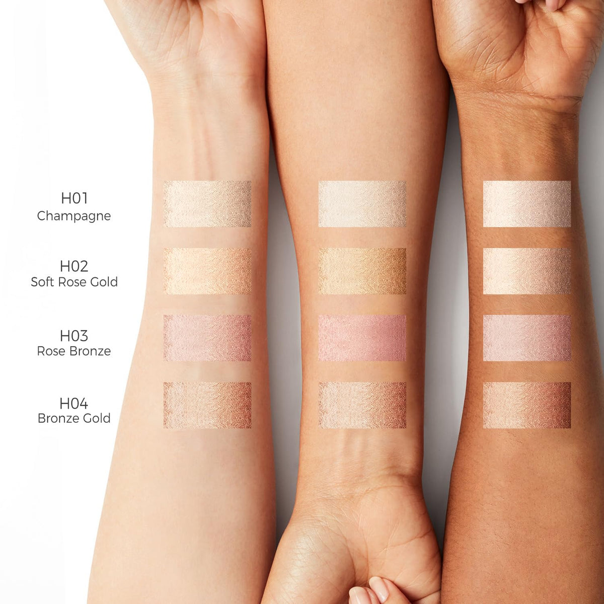 MYMERRY Dewy Highlighter Stick on legs for even, radiant finish