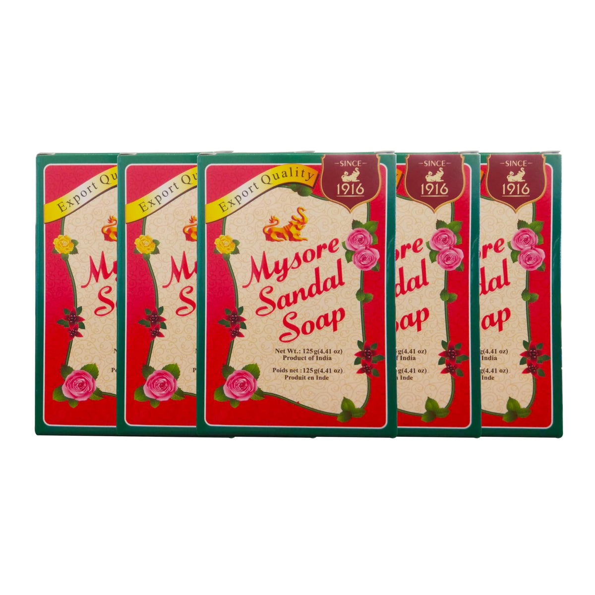 Mysore Sandal Soap ingredient page highlight pure sandalwood oil benefit in skin care.