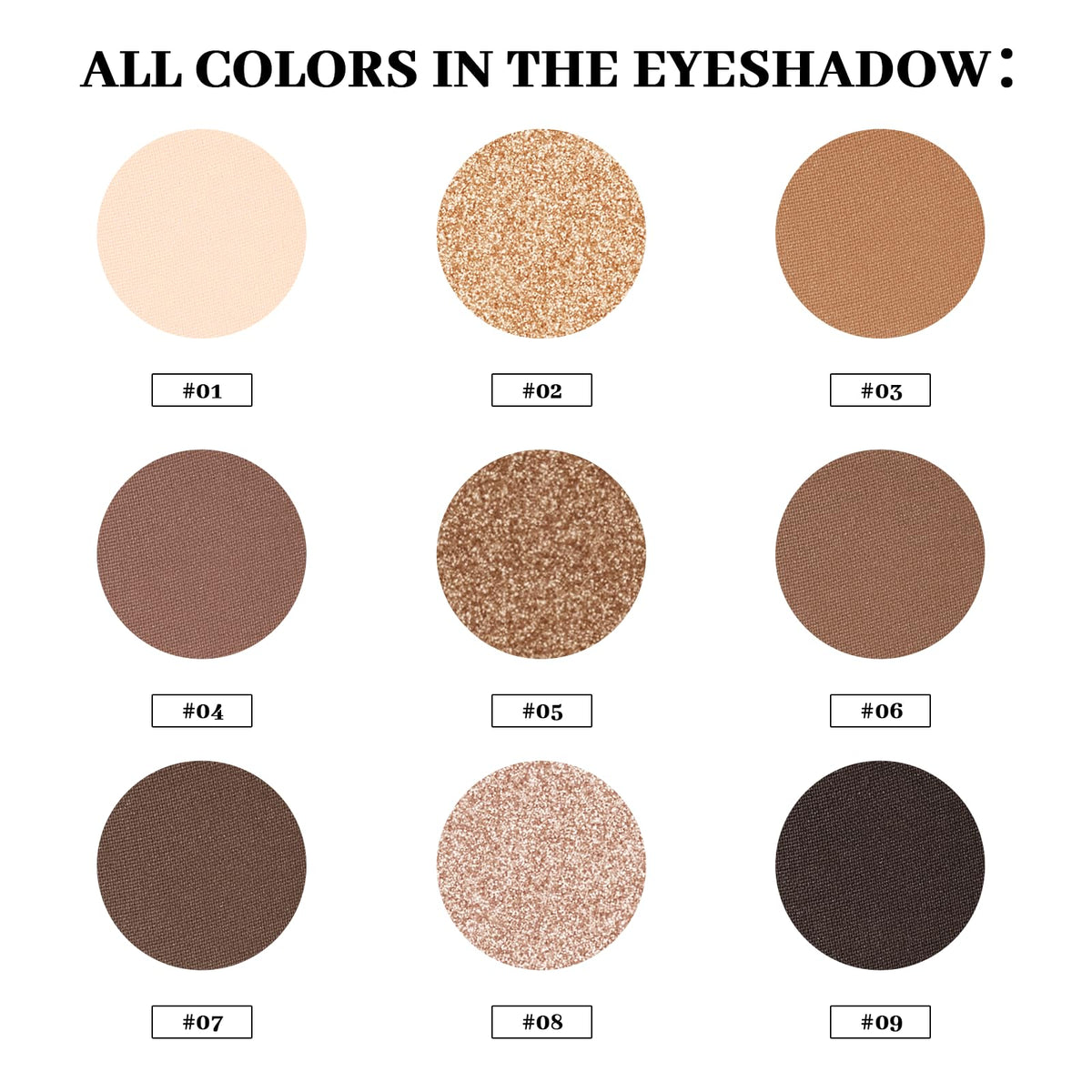 MYSTER ROSEY neutral eyeshadow palette swatches nude tones for versatile daytime and soft glam