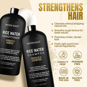 MYSTÉRE BEAUTÉ conditioner ingredients bottle features hyaluronic acid for hydration