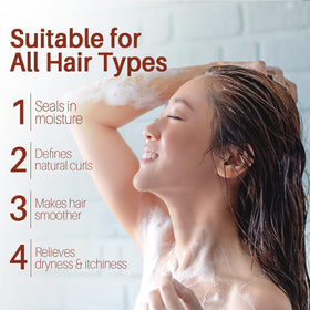 Mystère Beauté hydrolyzed silk protein illustration highlighting moisture and manageability