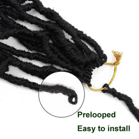 Mytarku 24inch Crochet Faux Locs Soft for comfortable wear.