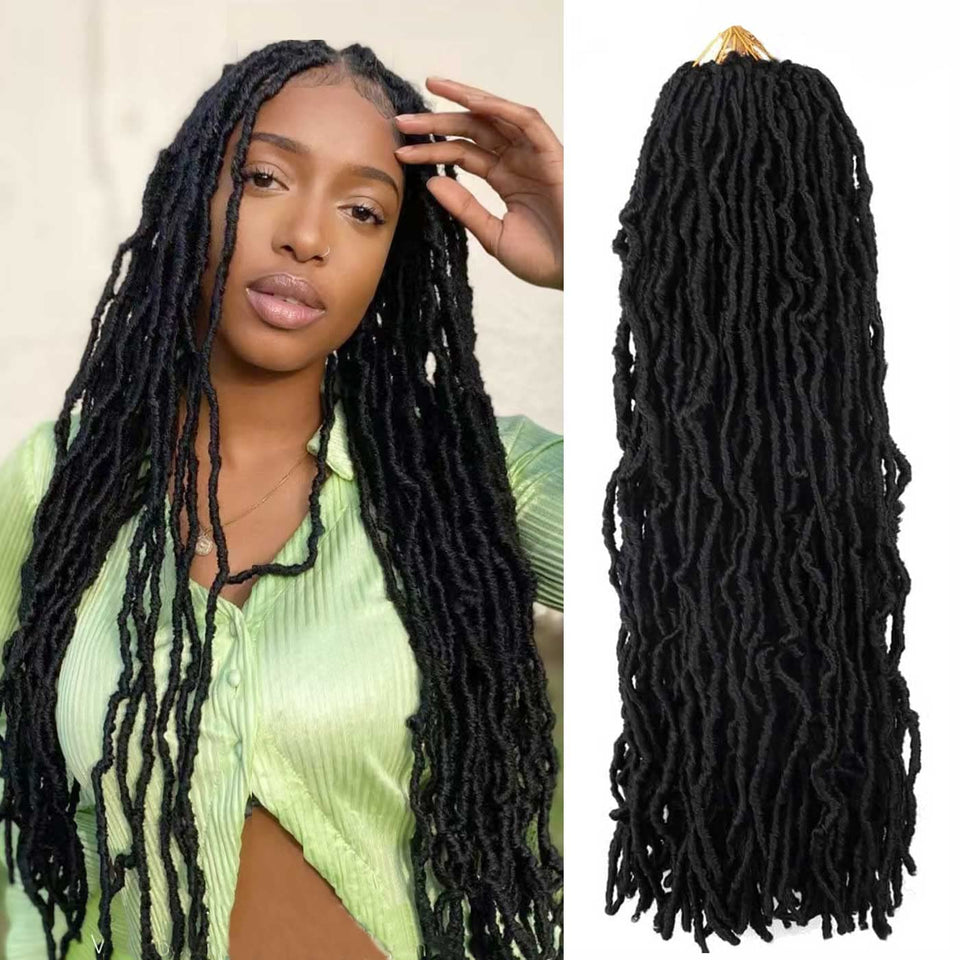 Mytarku 7-pack 24-inch soft locs hair for a full natural look.
