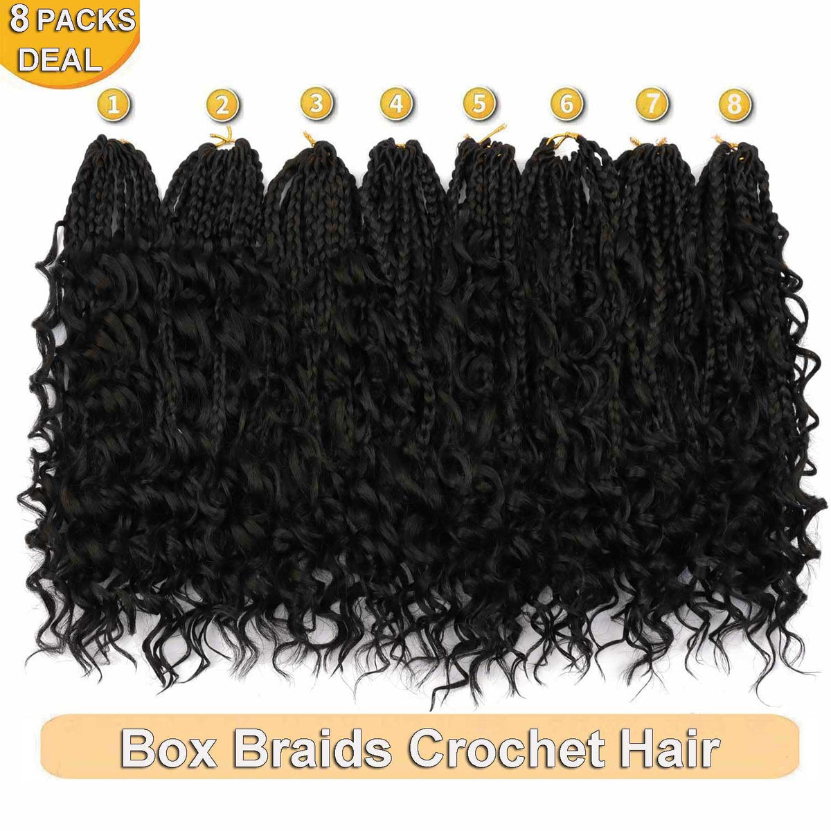 Mytarku crochet hair 12 inch durable and anti-tangle for smooth wear.