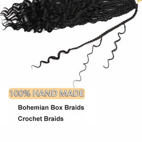 Mytarku lightweight box braids provide comfortable all-day wear.