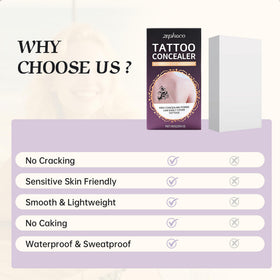 MyTend lightweight body makeup spreads evenly over arms and legs.