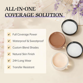 MyTend Tattoo Cover Up concealer applied shows buildable coverage.