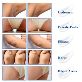 MyTend underarm application demonstrating gentle brightening for sensitive areas