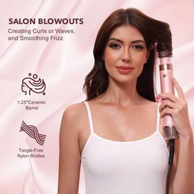 Mythsight StyleVibe paddle brush attachment for root-to-tip smoothing