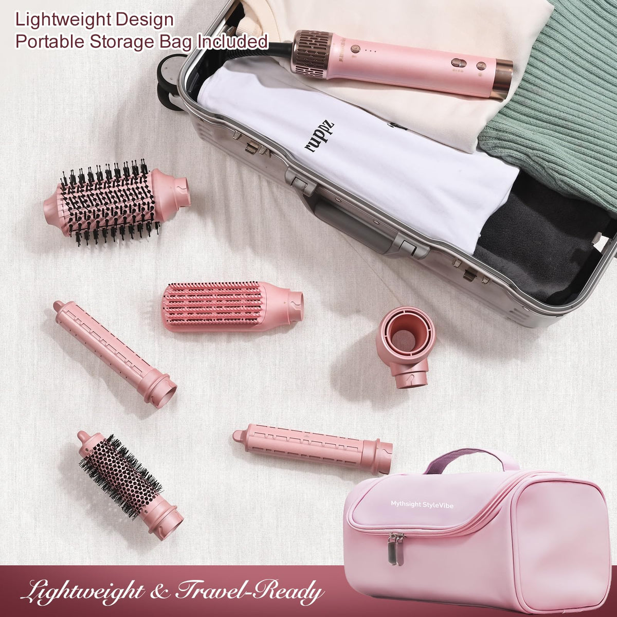 Mythsight StyleVibe travel case keeps all attachments organized