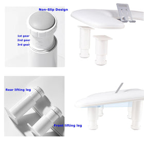 White color adds a clean, professional look to any salon.