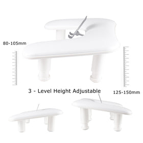 15-degree incline ergonomic design reduces strain during procedures.