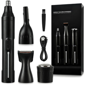 Mzcsnv 4-in-1 nose-trimmer for precise nasal grooming on the go.