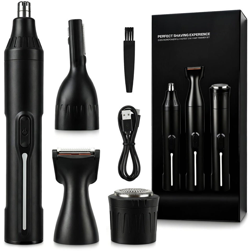 Mzcsnv 4-in-1 nose-trimmer for precise nasal grooming on the go.