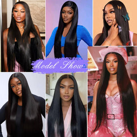 Mziio 200-density HD lace front wig for fuller, camera-ready volume.