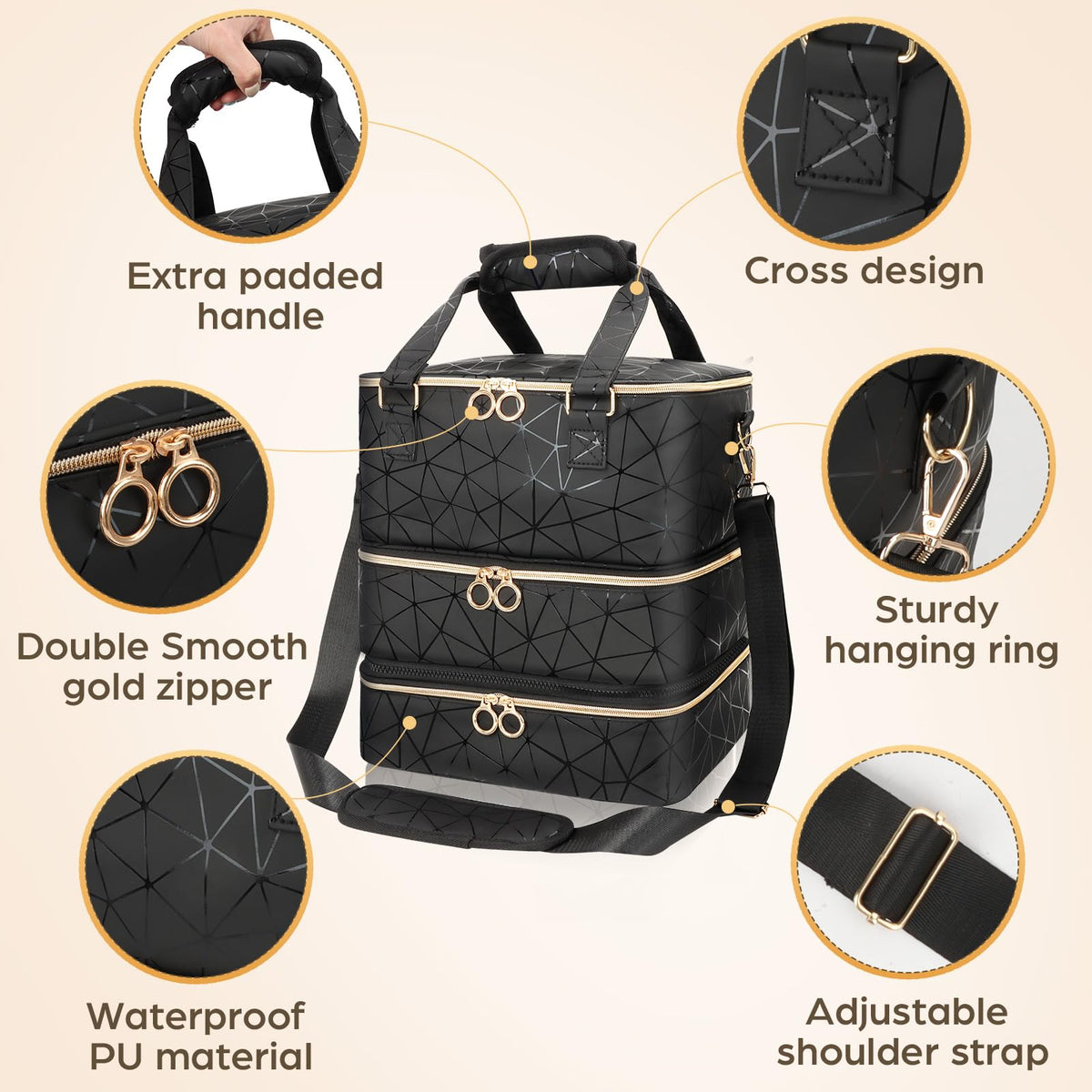 MZTXY adjustable shoulder strap enables comfortable travel to appointments