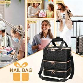 MZTXY travel-friendly bag helps maintain a neat nail kit on the go
