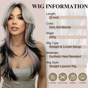 N NAYASA Adjustable cap wig; breathable, secure fit for all-day comfort