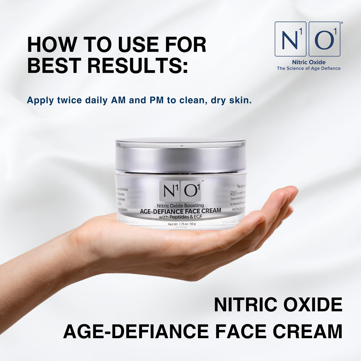 N1O1 moisturizer for morning use shows lightweight, unscented formula
