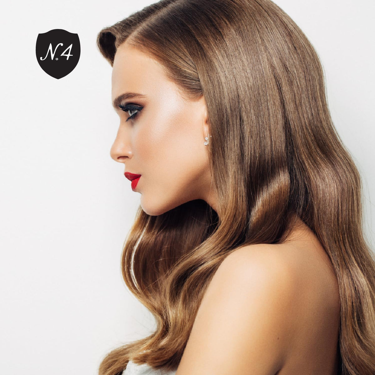 N4 Argan oil ingredient close-up signals nourishing strength and elasticity support.