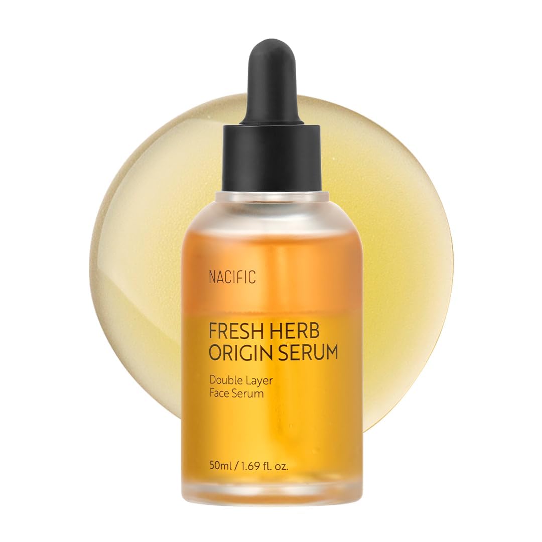 NACIFIC Fresh Herb Origin Serum bottle promotes balanced hydration for oily and combination skin.