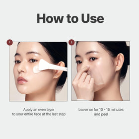 NACIFIC Peel-Off mask supports elasticity for firmer-looking skin.