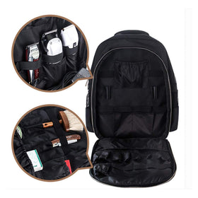 NADAENMF barber bag organizer durable strap for comfortable all-day carrying.