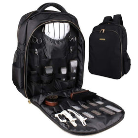 NADAENMF barber bag organizer front view with ample space for clippers and tools.