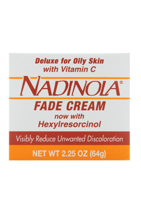 Nadinola Fade Cream texture close-up shows a smooth, non-greasy formula for quick absorption