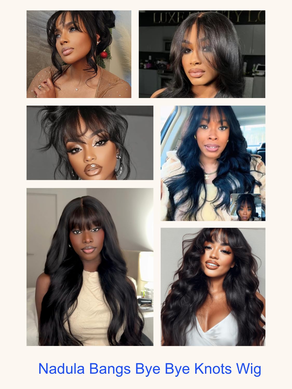 Nadula 180% density loose wave delivers fullness and movement